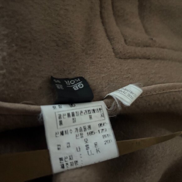 J. Press x Gloverall Duffle Coat Mi England Tan Beige Wool Overcoat - 38/ Medium - Picture 12 of 15